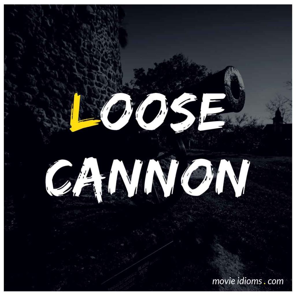 Loose Cannon Idiom