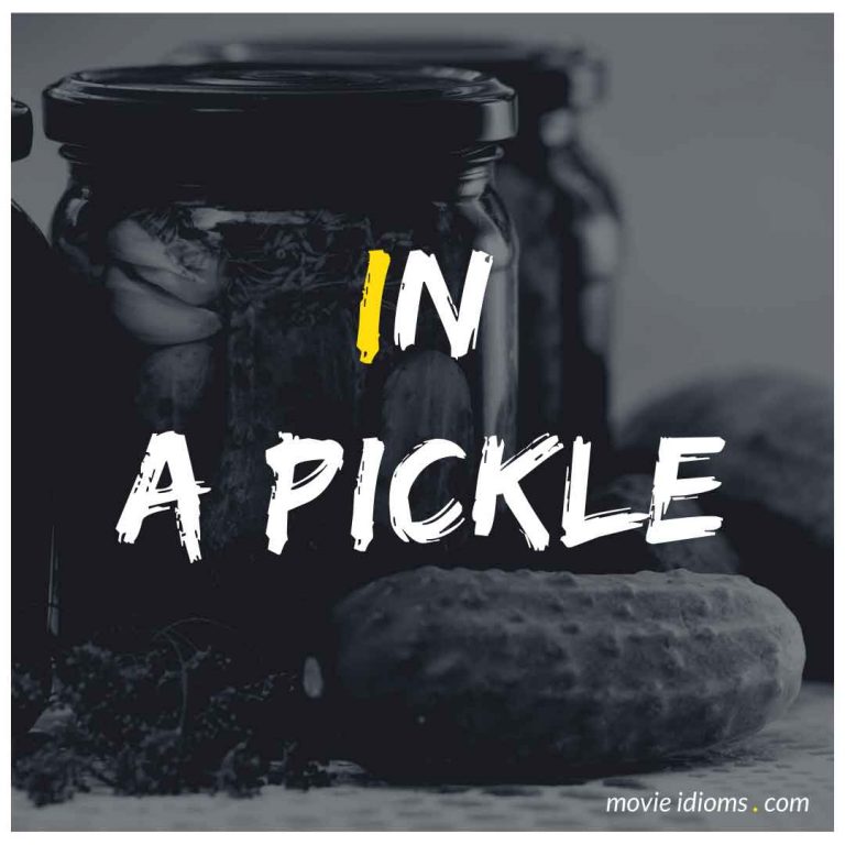 In a Pickle Idiom Meaning & Examples Movie Idioms